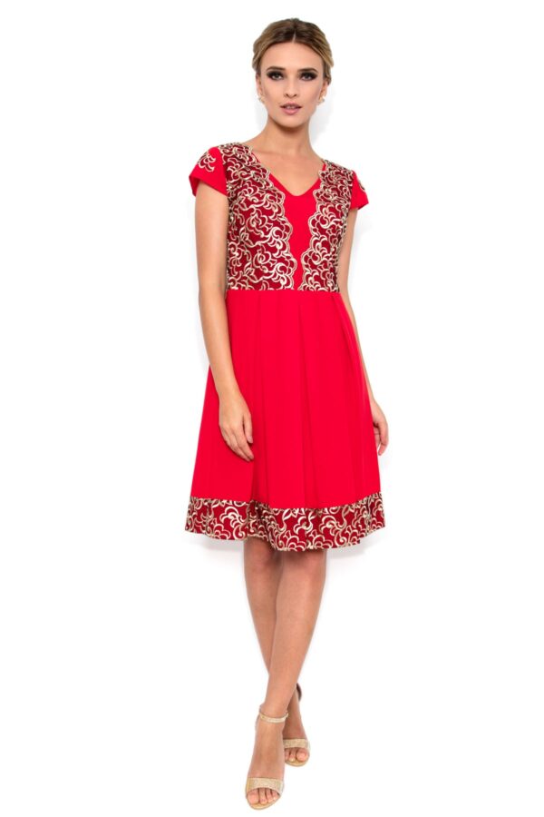 Rochie eleganta rosie
